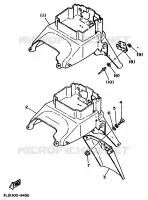 ALTERNATIEF SPATBORD   FOR NORWAY voor Yamaha XTZ750 1992