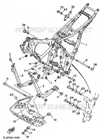 FRAME voor Yamaha XTZ750 1994