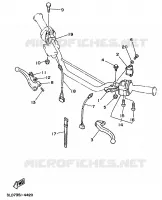 STUURSCHAKELAAR / HEVEL voor Yamaha XTZ750 1994