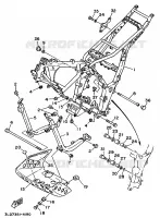 FRAME voor Yamaha XTZ750 1994