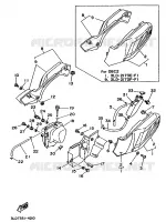 ZIJKUIPDEEL voor Yamaha XTZ750 1994