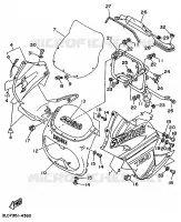 KUIPDEEL VOOR voor Yamaha XTZ750 1994