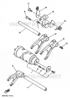 SCHAKELWALS voor Yamaha XTZ750 1995