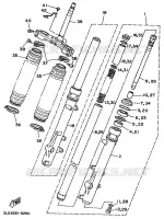 VOORVORK voor Yamaha XTZ750 1995
