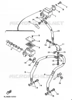 POMP VOOR voor Yamaha XTZ750 1995