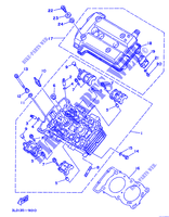 CILINDERKOP voor Yamaha XTZ750 (51KW) 1991