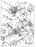CARBURATEUR  voor Yamaha XTZ750N (37KW) 1992