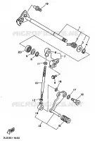 SCHAKEL STANG / PEDAAL voor Yamaha XTZ750N (37KW) 1992