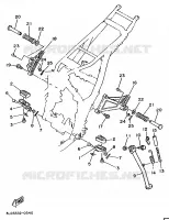 STANDAARD / VOETSTEUN voor Yamaha XTZ750N (37KW) 1992