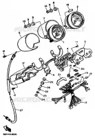 TELLERSET voor Yamaha XV1100 1989
