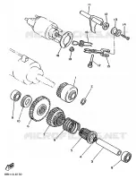 STARTMOTOR KOPPELINGS voor Yamaha XV1100 1989