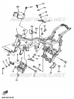 FRAME voor Yamaha XV1100 1989