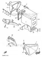 KUIPDEEL DEKSEL   OLIE RESERVOIR voor Yamaha XV1100 1991