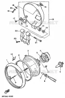 KOPLAMP voor Yamaha XV1100 1991