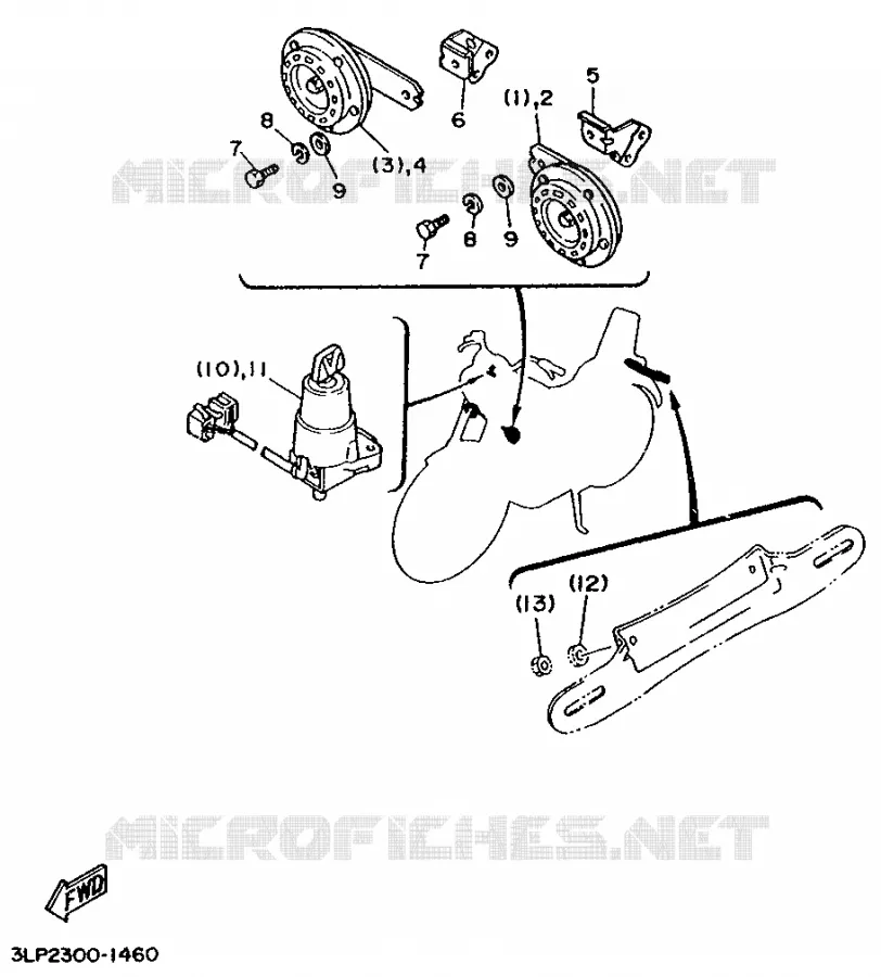 ALTERNATIEF ELECTRISCH  Yamaha MOTO 1100 1994 VIRAGO  XV1100
