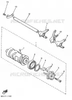 SCHAKELWALS voor Yamaha XV1100 1995