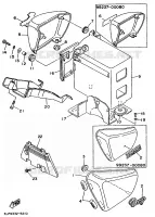 KUIPDEEL DEKSEL   OLIE RESERVOIR voor Yamaha XV1100 1995