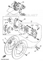 REMKLAUW VOOR voor Yamaha XV1100 1995