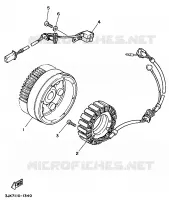 DYNAMO voor Yamaha XV1100 1995