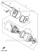 STARTMOTOR voor Yamaha XV1100 1995