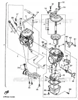CARBURATEUR 1 voor Yamaha XV1100 1996