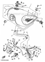 BENZINE TANK voor Yamaha XV1100 1996