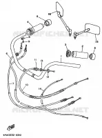 STUUR / KABEL voor Yamaha XV1100 1996