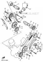 NOKKENAS / KETTING voor Yamaha XV1100 1996