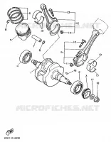 KRUKAS / ZUIGER voor Yamaha XV1100 1997
