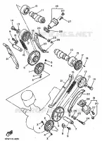 NOKKENAS / KETTING voor Yamaha XV1100 1997