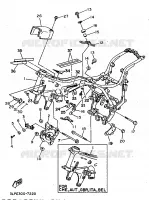 FRAME voor Yamaha XV1100 1997