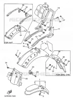 SPATBORD voor Yamaha XV1100 1997