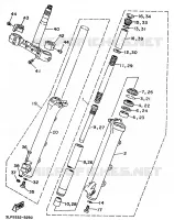 VOORVORK voor Yamaha XV1100 1997