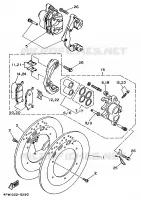 REMKLAUW VOOR voor Yamaha XV1100 1997