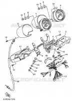 TELLERSET voor Yamaha XV1100 1997