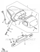ACHTERLICHT voor Yamaha XV1100 1997