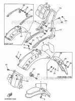 SPATBORD voor Yamaha XV1100 1997