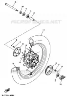 VOORWIEL voor Yamaha XV1100 1997
