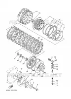 STARTMOTOR KOPPELINGS voor Yamaha XV1600A 2002
