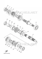 TRANSMISSIE voor Yamaha XV1600A 2002