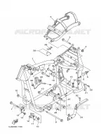 FRAME voor Yamaha XV1600A 2002