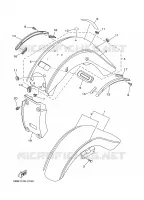 SPATBORD voor Yamaha XV1600A 2002