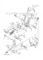 ACHTERBRUG / SCHOKBREKER voor Yamaha XV1600A 2002