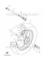VOORWIEL voor Yamaha XV1600A 2002