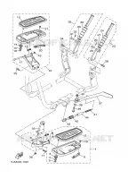 STANDAARD / VOETSTEUN voor Yamaha XV1600A 2002