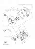 ACHTERLICHT voor Yamaha XV1600A 2002
