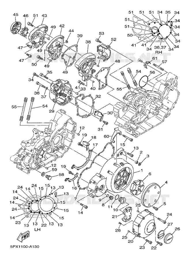 DEKSEL - MOTOR 1 Yamaha MOTO 1700 2003 ROADSTAR WARRIOR  XV17PCR