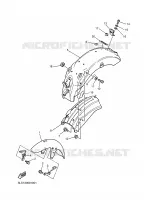 SPATBORD voor Yamaha XV250 1992