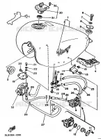 BENZINE TANK voor Yamaha XV250 1992