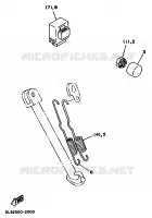 OPTIONELE ONDERDELEN   CHASSIS voor Yamaha XV250 1992